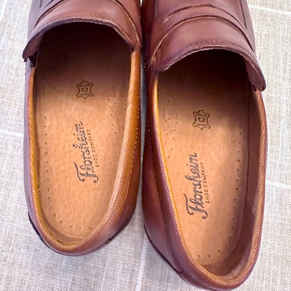 Florsheim Rucci Moc Toe Penny Loafer Brand New Cognac 12D - Picture 5 of 5